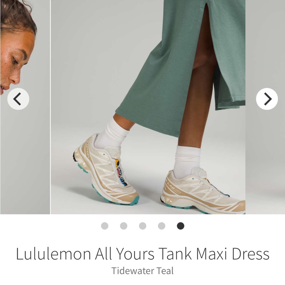 Lululemon All Yours Tank Maxi Dress Tidewater Teal size 2 - Picture 2 of 14
